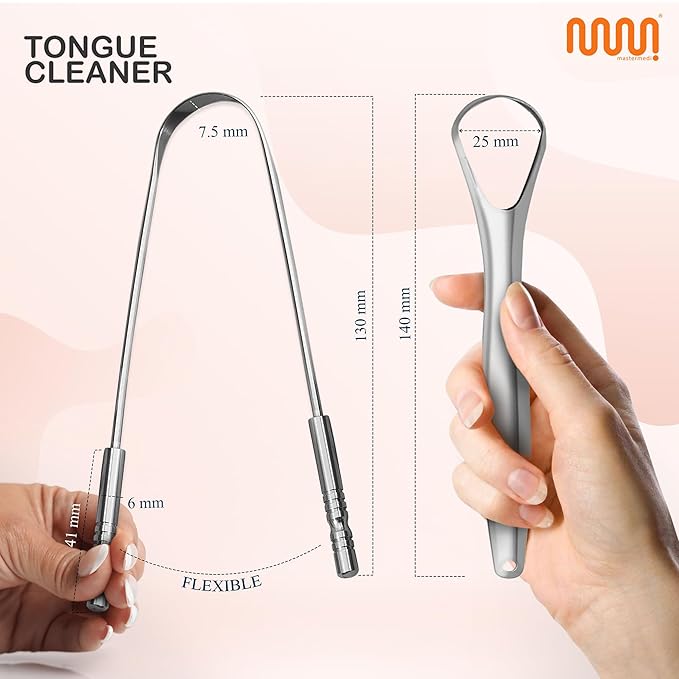 Pack de 2 grattes langues: Nettoyeur de langue