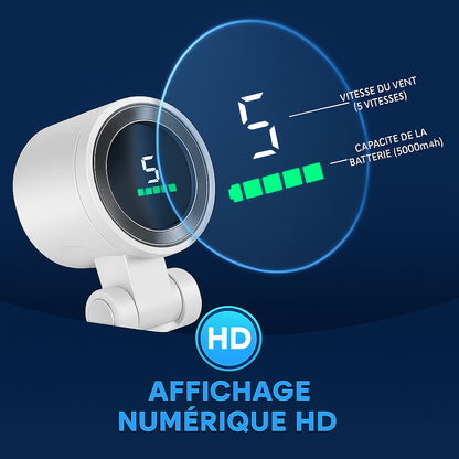 Mini ventilateur portable, pliable et puissant