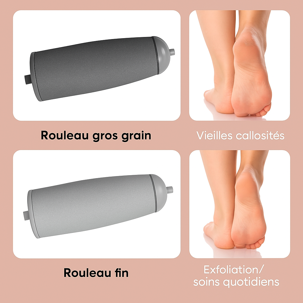 Râpe Électrique Anti-Callosités – Pour des pieds doux comme jamais