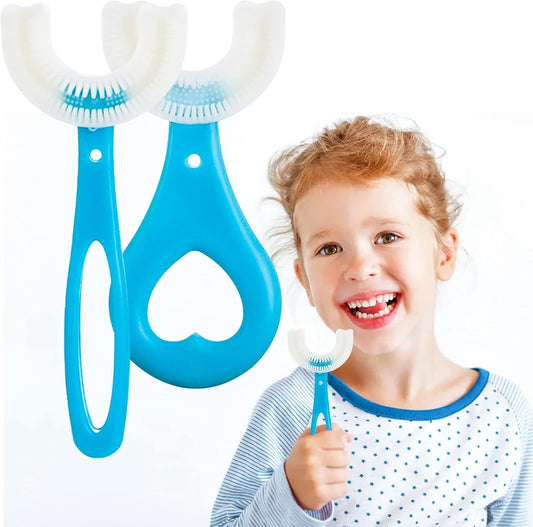 Pack de 4 Brosses à dent pour Enfant ( 2 à 12 ans )